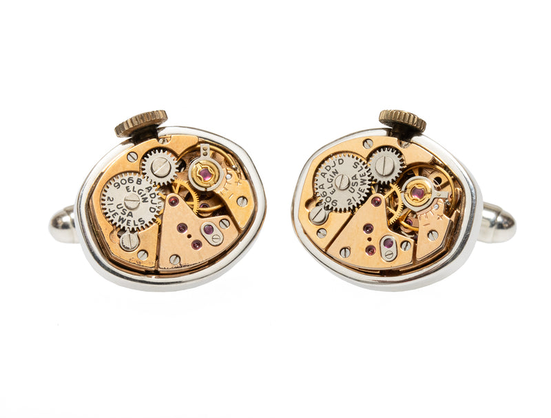 Vintage Watch Movement Cuff Links - Collector's Edition