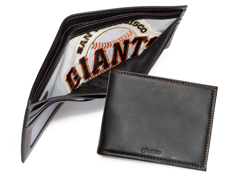 MLB Game Used Uniform Emblem Billfold Wallet