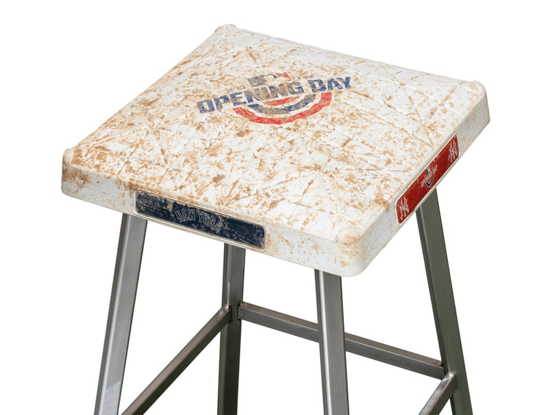 mlb game used base - opening day collector's edition