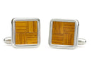 Boston Garden Basketball Floor Cuff Links
