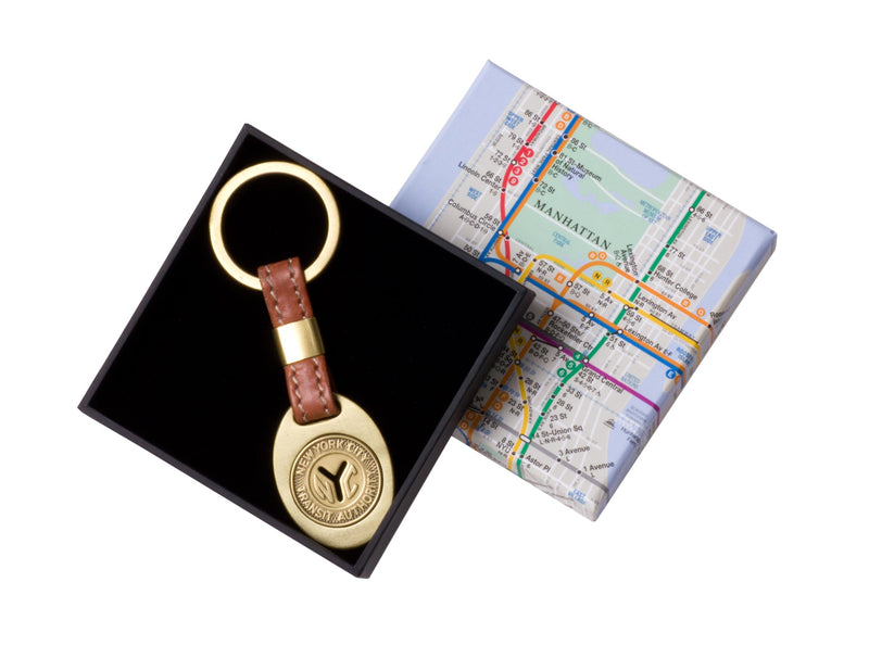 New York Transit Token Key Ring