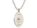 NFL Game Used Football Necklace