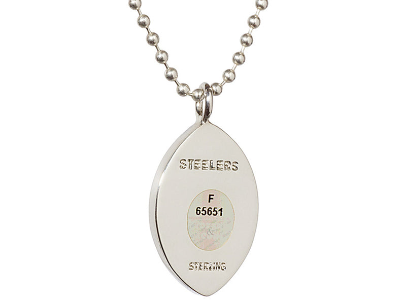 NFL Game Used Football Necklace