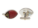 NFL Game Used Football Cuff Links