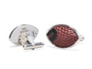 NFL Super Bowl Game Used Football Cuff Links