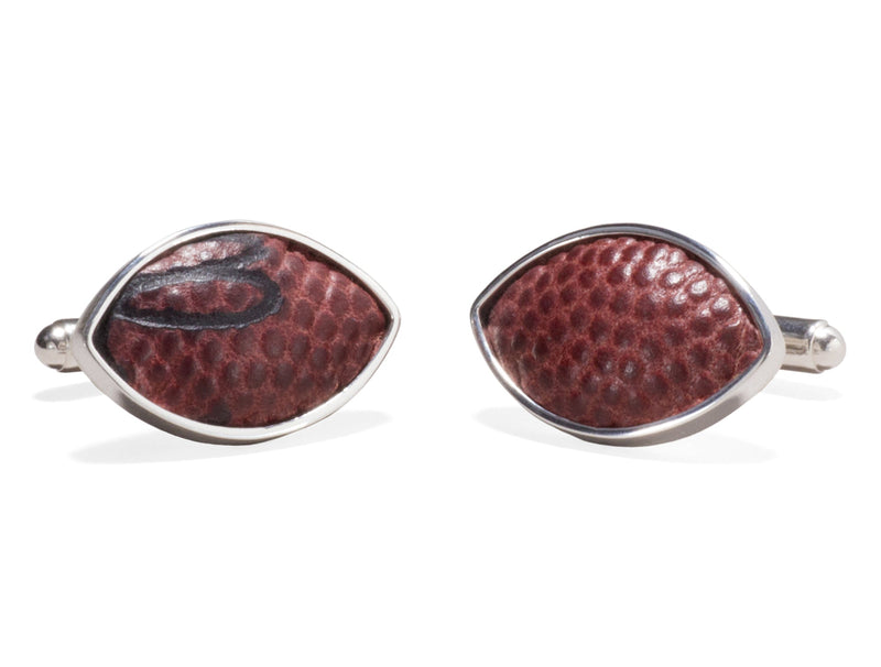 NFL Super Bowl Game Used Football Cuff Links