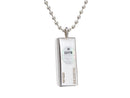 NHL Game Used Puck Edge Pendant