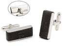 NHL Game Used Puck Edge Cuff Links