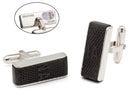 NHL Game Used Puck Edge Cuff Links