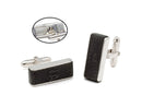 NHL Stanley Cup Game Used Puck Edge Cuff Links