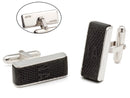 NHL Game Used Puck Edge Cuff Links