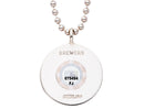 MLB Game Used Baseball Necklace
