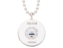 MLB Game Used Baseball Necklace