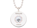 MLB Game Used Baseball Necklace