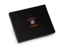 nhl game used uniform emblem billfold wallet