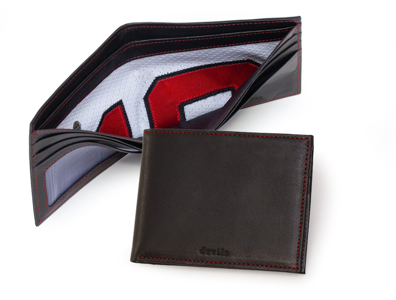 NHL Game Worn Uniform Billfold Wallet