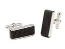 nhl stanley cup game used puck edge cuff links