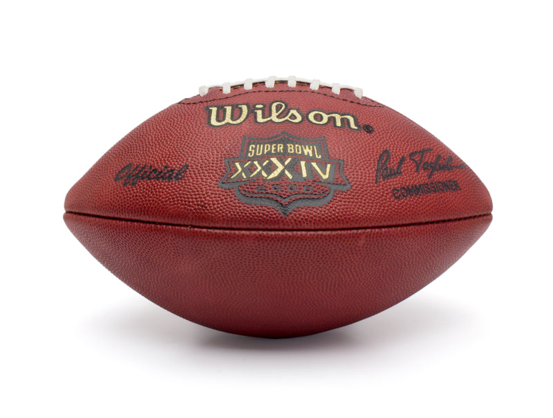 NFL Super Bowl Game Used Football Watch