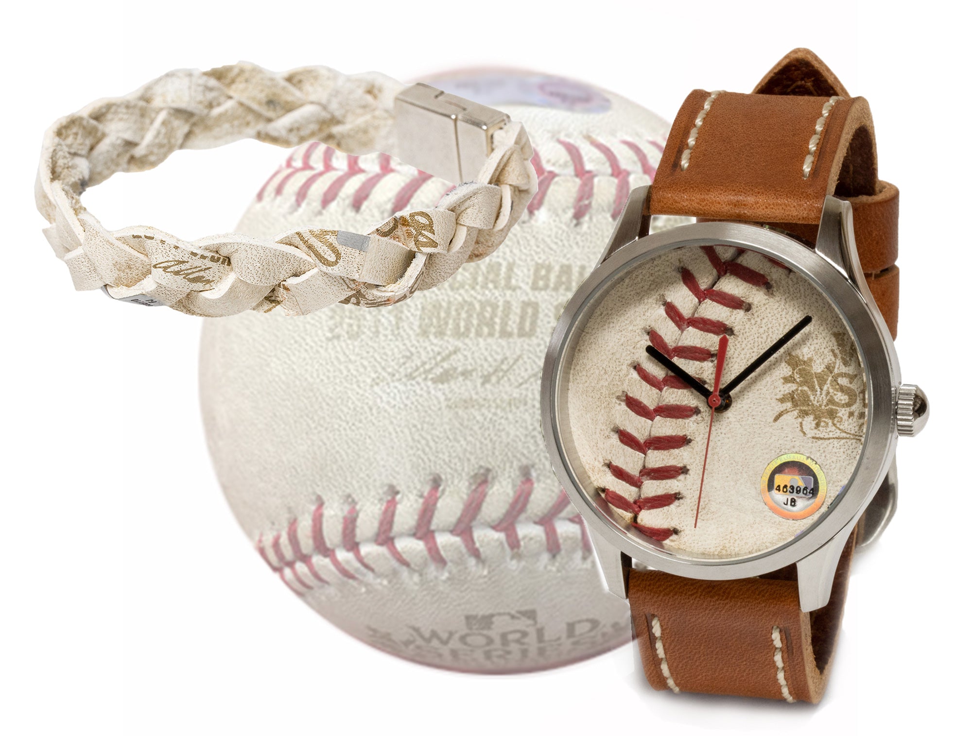 St. Louis Cardinals Tokens and Icons Game-Used Baseball Yarn Bracelet