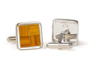 Boston Garden Basketball Floor Cuff Links