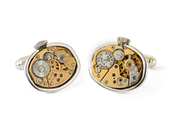 Vintage Classic Watch Movement Cuff Links - Collector's Edition