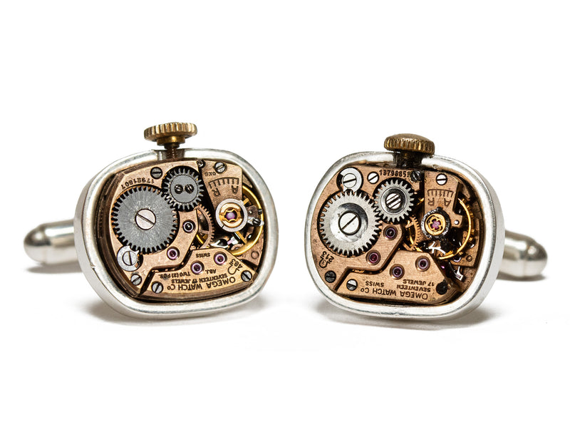 Vintage Watch Movement Cuff Links - Collector's Edition