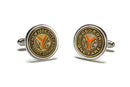 new york transit token knicks orange cuff links  - sample sale!