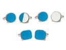 image displaying group of pan am fuselage cuff links