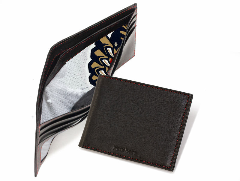 NHL Game Used Uniform Emblem Billfold Wallet