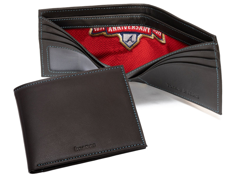 MLB Game Used Uniform Emblem Billfold Wallet