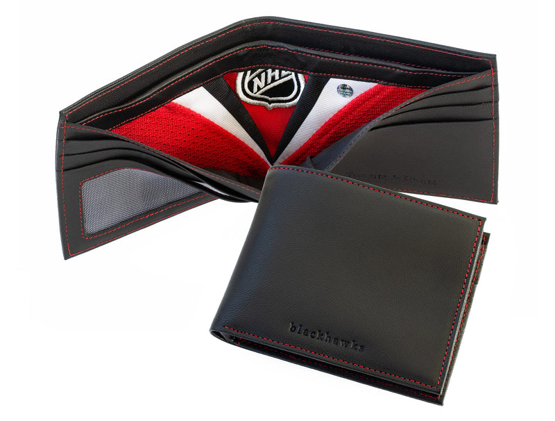 NHL Game Used Uniform Emblem Billfold Wallet