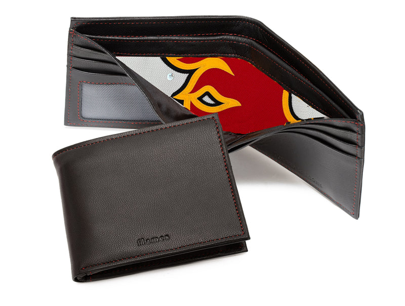 NHL Game Used Uniform Emblem Billfold Wallet