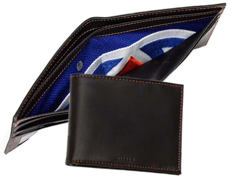 NHL Game Used Uniform Emblem Billfold Wallet