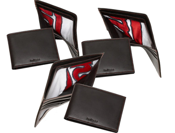 Cleveland Guardians Game Used Uniform Emblem Wallet Collection