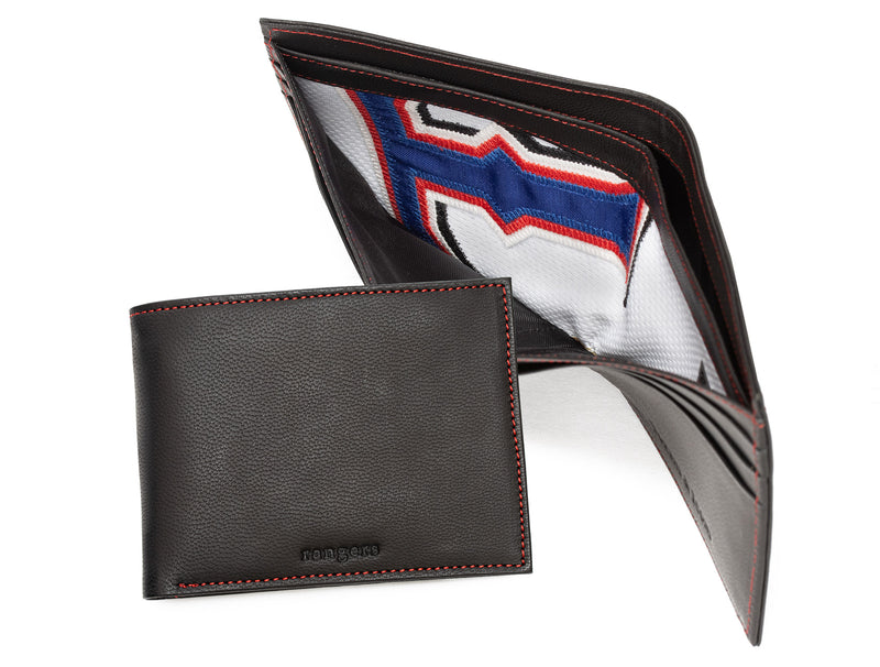 mlb game used uniform emblem billfold wallet