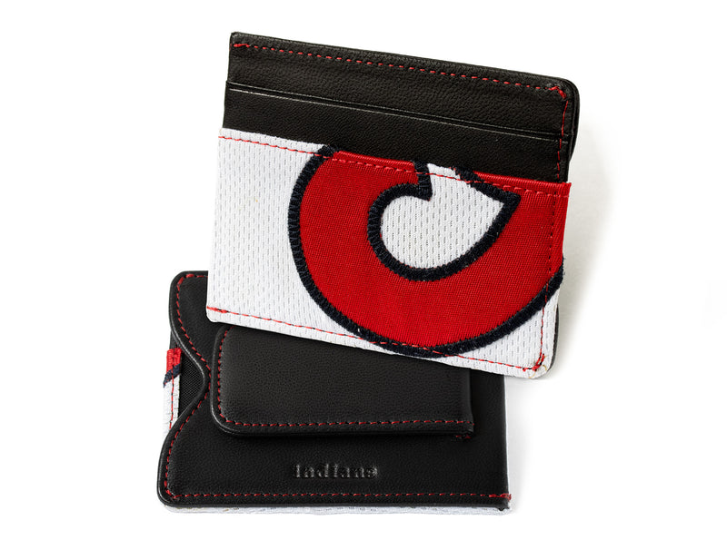 Cleveland Guardians Game Used Uniform Emblem Wallet Collection