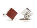 mlb ballpark seat cuff links - plastic