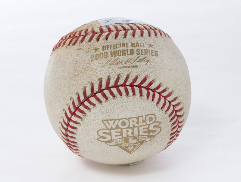 new york yankees 2009 world series game used baseball collection