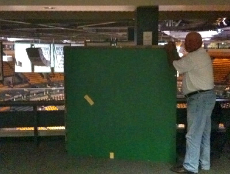 boston garden basketball floor - with floor markings