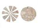 image displaying brooklyn bridge concrete sample and variety of pendants.