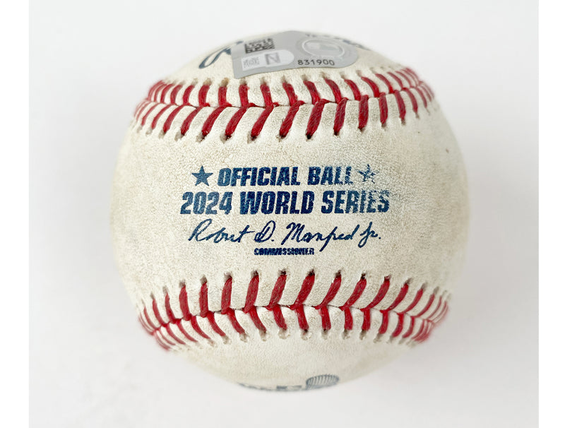 los angeles dodgers player no. 17 2024 world series game used baseball collection