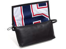 new england patriots game used uniform purse