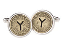 New York Transit Token Cuff Links
