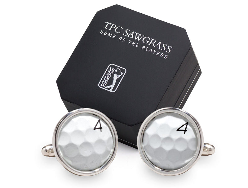 tpc sawgrass golf ball cuff links