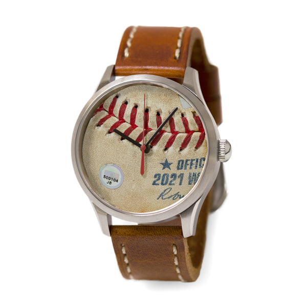 Atlanta Braves Tokens & Icons Game-Used Baseball Watch