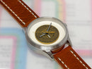 image displaying new york transit token watch on new york subway map background