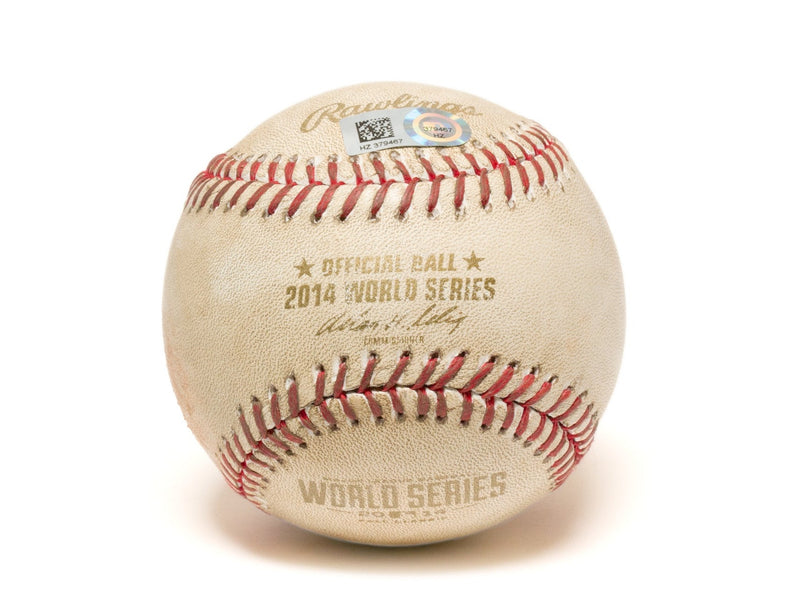 san francisco giants 2014 world series game used baseball collection