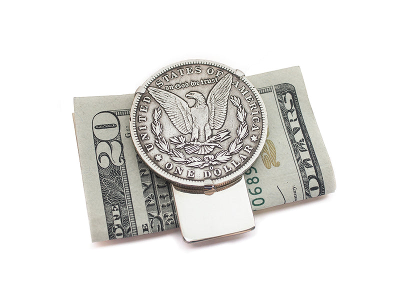 1800s Morgan Silver Dollar Money Clip