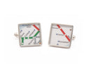 Boston Subway Map Cuff Links