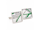 Boston Subway Map Cuff Links